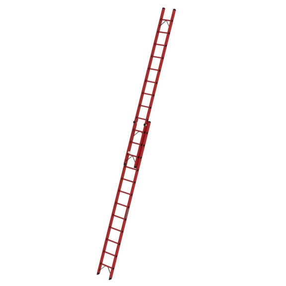Vollkunststoff Seilzugleiter 2x12 Sprossen-Beschreibung lesen