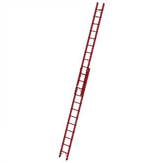 Vollkunststoff Seilzugleiter 2x12 Sprossen-Beschreibung lesen