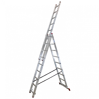 Krause Corda Aluminium-Vielzweckleiter 3x9 Sprossen-Beschreibung lesen