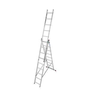 Krause Corda Aluminium-Vielzweckleiter 3x9 Sprossen-Beschreibung lesen