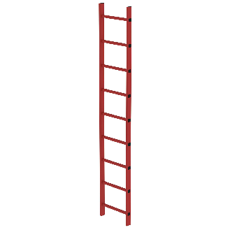 Schachtleiter aus GFK 400 mm, 9 Sprossen, 2,52 m-Beschreibung lesen