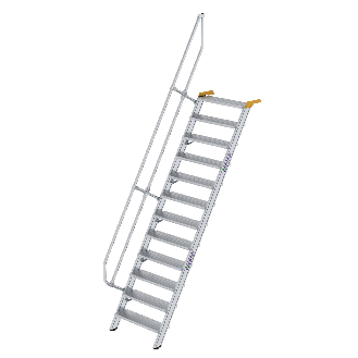 Treppe 60° inkl. Handlauf, 800mm Stufenbreite, 12 Stufen-Beschreibung lesen
