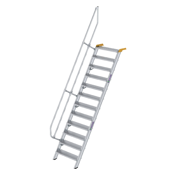 Treppe 60° inkl. Handlauf, 800mm Stufenbreite, 12 Stufen-Beschreibung lesen