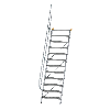 Treppe 60° inkl. Handlauf, 800mm Stufenbreite, 12 Stufen Treppe 60° inkl. Handlauf, 800mm Stufenbreite, 12 Stufen