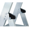 Aluminium-Stehleiter mit Rollen und Griff 8 Stufen