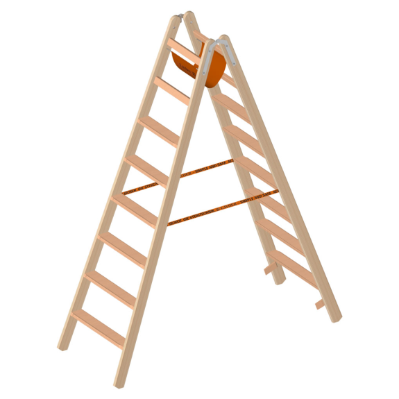 Layher 1020 Holzstehleiter mit 2x8 Stufen Layher 1020 Holzstehleiter mit 2x8 Stufen-Beschreibung lesen