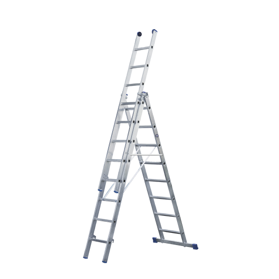 Mehrzweckleiter Eurostars mit Wandlaufrollen 3x8 Sprossen Mehrzweckleiter Eurostars mit Wandlaufrollen 3x8 Sprossen-Beschreibung lesen