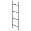 MUNK Schachtleiter Stahl verzinkt 300mm breit 4 Sprossen 1,12m lang MUNK Schachtleiter Stahl verzinkt 300mm breit 4 Sprossen 1,12m lang