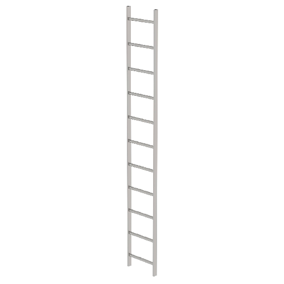 Schachtleiter aus Edelstahl 400mm 11 Sprossen 3,08m Schachtleiter aus Edelstahl 400mm 11 Sprossen 3,08m-Beschreibung lesen