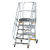 Fahrbare Plattformtreppe 60° mit 6 Stufen