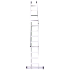 Premium 302 Stufen- Schiebeleiter 2x8 Sprossen