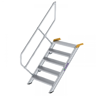 Treppe 45° inkl. Handlauf, 800mm Stufenbreite, 5 Stufen-Beschreibung lesen