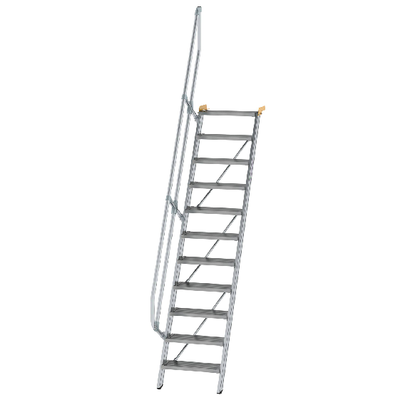 Scale 60° con corrimano, larghezza 600 mm, 11 gradini-Leggi tutto