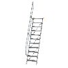 Treppe 60° inkl. Handlauf, 600mm Stufenbreite, 11 Stufen Treppe 60° inkl. Handlauf, 600mm Stufenbreite, 11 Stufen