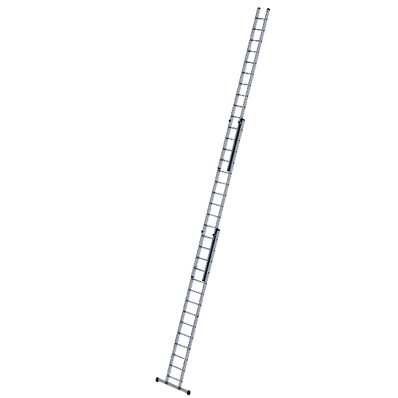 Schiebeleiter mit Traverse 3x14 Sprossen Schiebeleiter mit Traverse 3x14 Sprossen-Beschreibung lesen