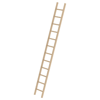 MUNK Holz-Anlegeleiter ohne Traverse 12 Sprossen-Beschreibung lesen