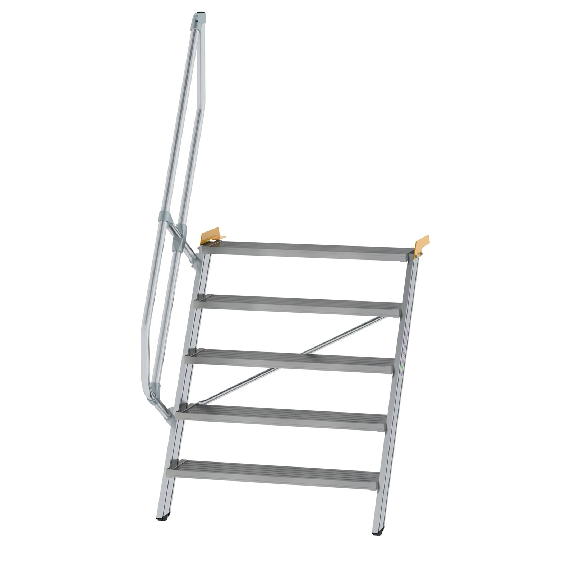 Treppe 60° inkl. Handlauf, 1000mm Stufenbreite, 5 Stufen-Beschreibung lesen