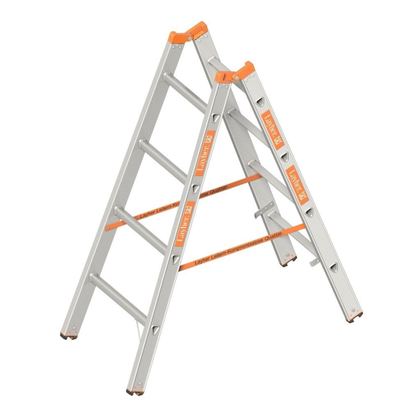 Layher Topic 1039 Sprossenstehleiter 2x4 Sprossen Layher Topic 1039 Sprossenstehleiter 2x4 Sprossen-Beschreibung lesen