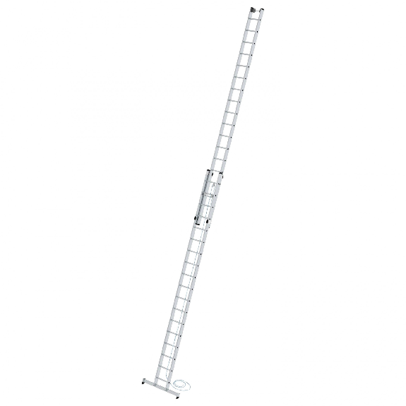 Seilzugleiter mit nivello-Traverse 2x18 Sprossen Seilzugleiter mit nivello-Traverse 2x18 Sprossen-Beschreibung lesen