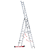 Premium 30778 Mehrzweckleiter 3-teilig 3x12 Sprossen