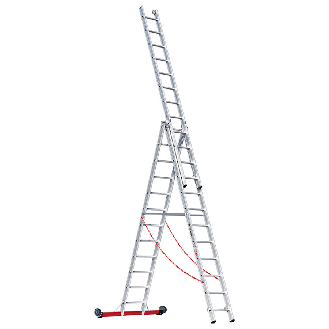 Premium 30778 Mehrzweckleiter 3-teilig 3x12 Sprossen-Beschreibung lesen