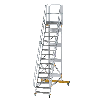 Plattformtreppe fahrbar 60° Stufenbreite 800mm 16 Stufen Plattformtreppe fahrbar 60° Stufenbreite 800mm 16 Stufen