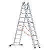 Premium 307 Mehrzweckleiter 3x10 Sprossen