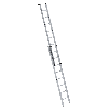 MUNK Aluminium-Schiebeleiter 2-teilig ohne Traverse 2x8 Sprossen