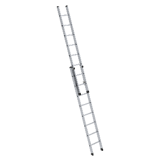 MUNK Aluminium-Schiebeleiter 2-teilig ohne Traverse 2x8 Sprossen-Beschreibung lesen