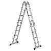Premium 304 Klappleiter 4x4 Sprossen