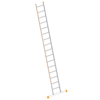 Layher Topic 1054 Anlegeleiter mit Quertraverse 16 Sprossen-Beschreibung lesen