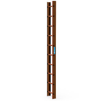 Dachleiter 2,8 m 10 Sprossen-Beschreibung lesen