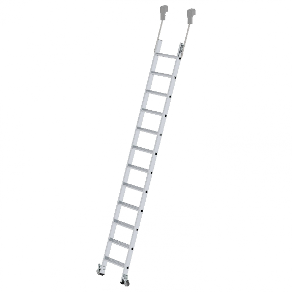Fahrbare Aluminium-Regalleiter 12 Stufen-Beschreibung lesen
