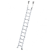 Aluminium-Regalleiter fahrbar 12 Stufen