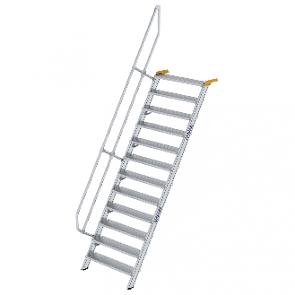 Treppe 60° inkl. Handlauf, 1000mm Stufenbreite, 12 Stufen-Beschreibung lesen