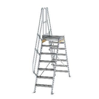 Überstieg 60° inkl. einen Handlauf, Stufenbreite 600mm, 2x7 Stufen-Beschreibung lesen