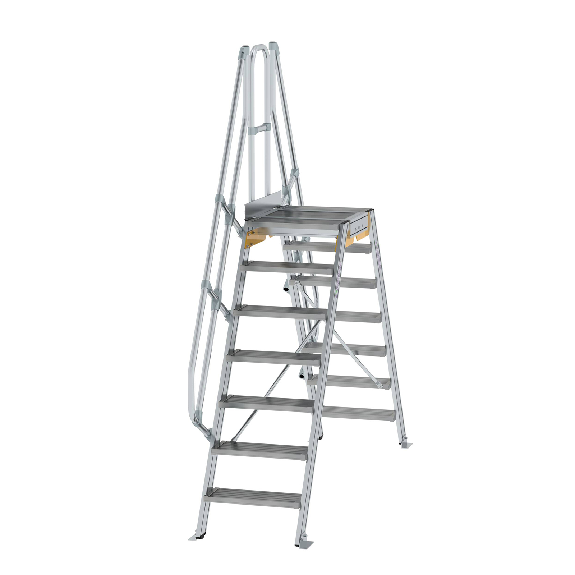Überstieg 60° inkl. einen Handlauf, Stufenbreite 600mm, 2x7 Stufen-Beschreibung lesen