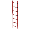 MUNK Schachtleiter aus GFK 400mm breit 7 Sprossen 1,96m lang MUNK Schachtleiter aus GFK 400mm breit 7 Sprossen 1,96m lang