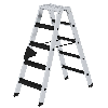 MUNK Stehleiter beidseitig begehbar mit relax-step 2x5 Stufen MUNK Stehleiter beidseitig begehbar mit relax-step 2x5 Stufen