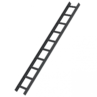 MUNK Aluminium Dachleiter 10 Sprossen anthrazitgrau-Beschreibung lesen