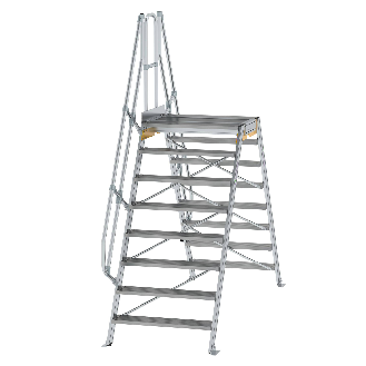 Überstieg 60° inkl. einen Handlauf, Stufenbreite 1000mm, 2x8 Stufen-Beschreibung lesen