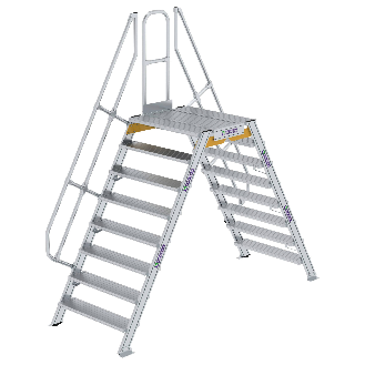 Überstieg 60° inkl. einen Handlauf, Stufenbreite 1000mm, 2x8 Stufen-Beschreibung lesen