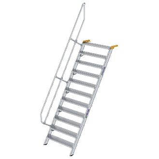 Treppe 60° inkl. Handlauf, 1000mm Stufenbreite, 11 Stufen-Beschreibung lesen