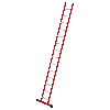 Kunststoff-Anlegeleiter mit Standardtraverse 14 Sprossen