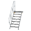 Treppe mit Plattform 45° 800mm 7 Stufen Treppe mit Plattform 45° 800mm 7 Stufen