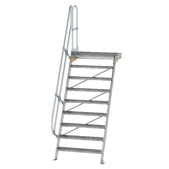 Scale con piattaforma in alluminio 60°-Leggi tutto