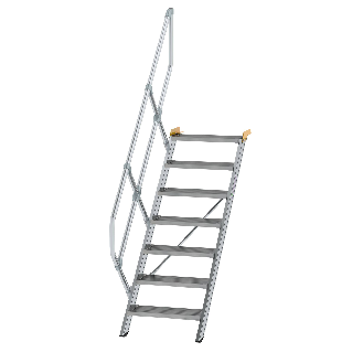 Treppe 45° inkl. Handlauf, 600mm Stufenbreite, 7 Stufen-Beschreibung lesen