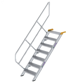 Treppe 45° inkl. Handlauf, 600mm Stufenbreite, 7 Stufen-Beschreibung lesen