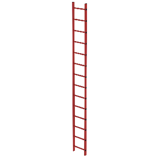 MUNK Schachtleiter aus GFK 400mm breit 14 Sprossen 3,92m lang-Beschreibung lesen