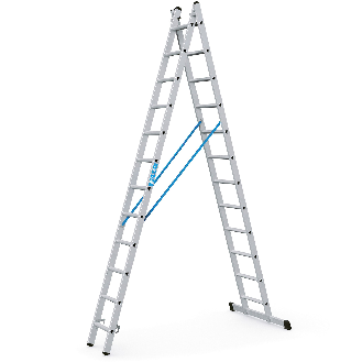 Kombileiter 2x12 Sprossen-Beschreibung lesen